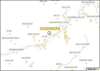map of Niña Pampa