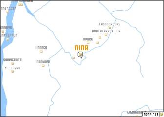 map of Niña