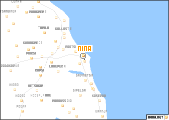 map of Nina