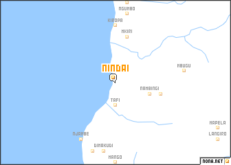 map of Nindai