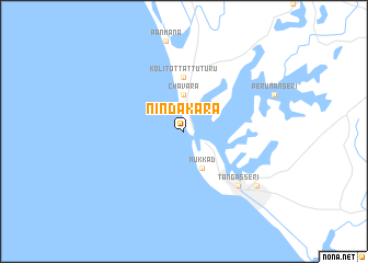 map of Nīndakara