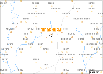 map of Nindam Daji