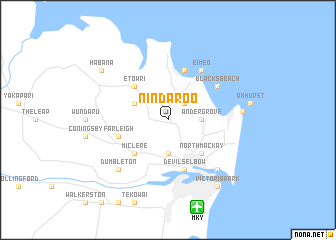 map of Nindaroo