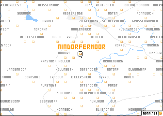 map of Nindorfermoor