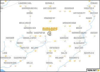 map of Nindorf