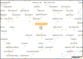 map of Nindorf