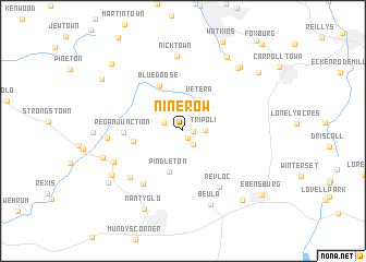 map of Nine Row