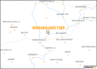 map of Nineveh Junction