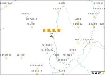 map of Ningalan