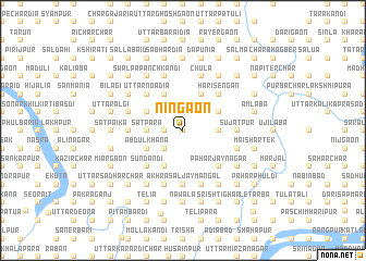 map of Ningaon