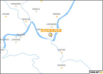 map of Ningbau Ga