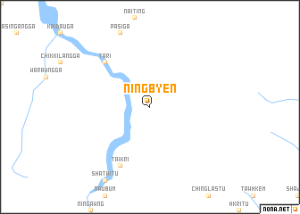 map of Ningbyen