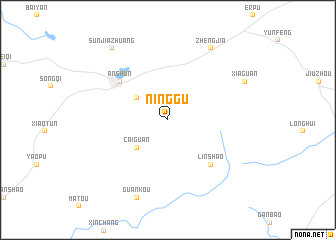 map of Ninggu