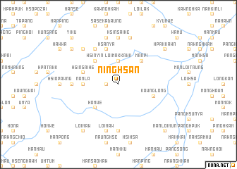 map of Ninghsan