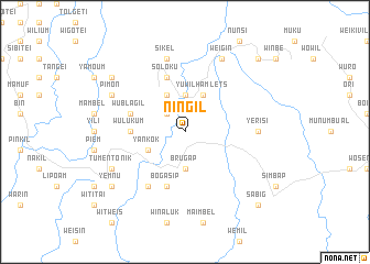 map of Ningil