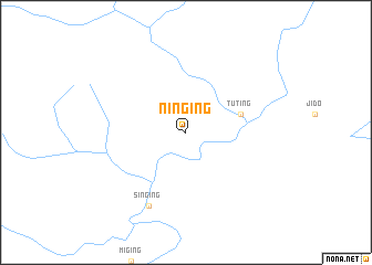 map of Ninging