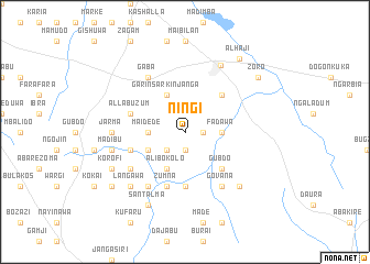 map of Ningi