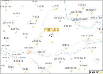 map of Ningjia