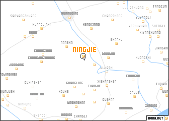 map of Ningjie