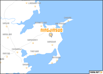 map of Ningjinsuo