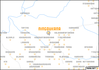 map of Ningoukana