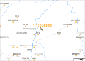 map of Ningoussou