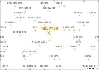 map of Ningpyen