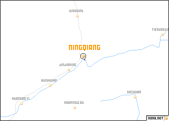 map of Ningqiang