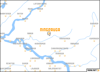 map of Ningrau Ga