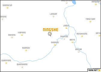 map of Ningshe