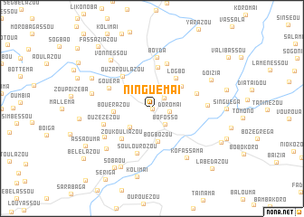 map of Ninguemaï