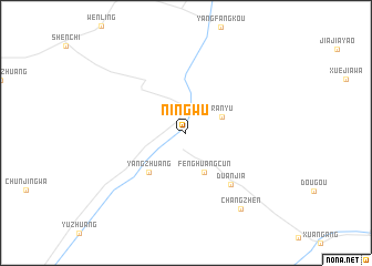 map of Ningwu