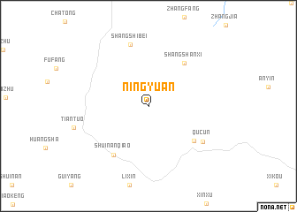 map of Ningyuan