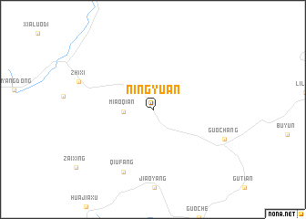 map of Ningyuan