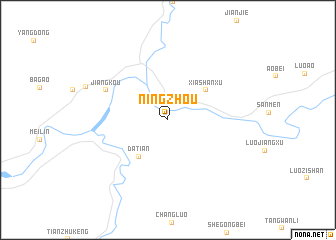 map of Ningzhou