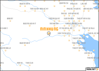 map of Ninh Hưng