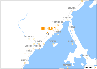 map of Ninh Lâm