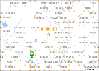 map of Ninh Liệt