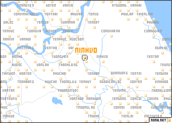 map of Ninh Vo