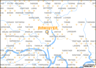 map of Ninh Xuyên