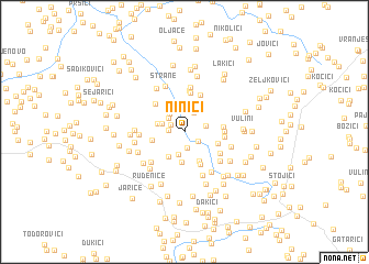 map of Ninići