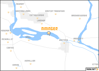 map of Nininger