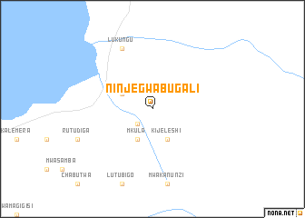 map of Ninjegwabugali