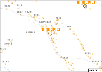 map of Ninkovići