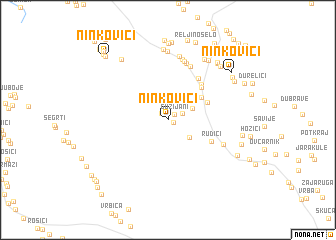 map of Ninkovići