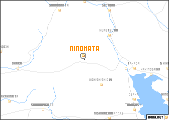 map of Ninomata