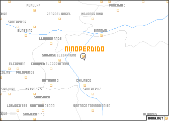 map of Niño Perdido