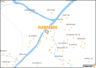 map of Niño Pobre