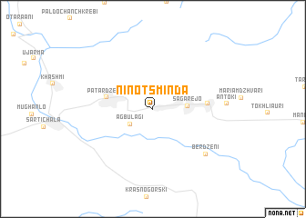 map of Ninotsminda