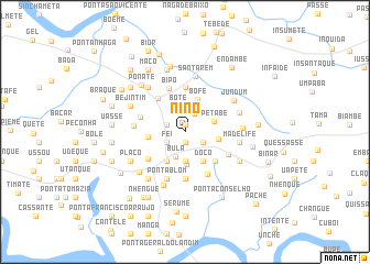 map of Nino